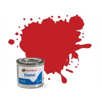 Peinture Humbrol Enamel 220 Rouge italien brillant 14ml
