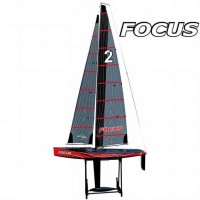 Voilier Joysway FOCUS V3 Rouge - Prêt à naviguer