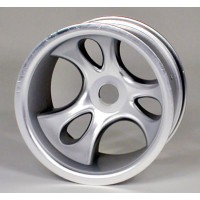 Jantes IMEX brossée/Chromée ROMULIN'S hex 17/14mm (2 paires) – 1/8ème, T/E MAXX