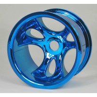 Jantes IMEX bleues ROMULIN'S hex 17/14mm (2 paires) – 1/8ème, T/E MAXX