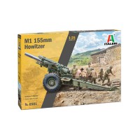 1/35e Italeri Obusier US M1 155mm et Servants