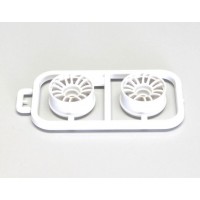 Jantes Kyosho Mini-Z MR03 Etroites-Deport 2.0 (2) Blanches