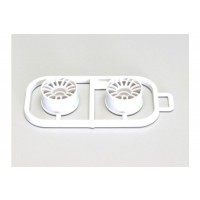 Jantes Kyosho Mini-Z MR03 Larges-Deport 1.0 (2) Blanches