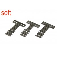 Platine de suspension Carbone (T) Mini-Z MR03 RM-HM (3) SOFT