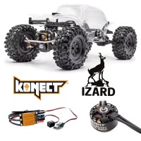 Hobbytech CRX2 MAD PERF + combo Izard 80 -1800Kv 1/10e Kit à monter SUR-COMMANDE