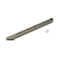 Renfort de chassis aluminium arrière Gunmétal - INFERNO MP9