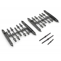 Bras de suspension supérieurs et tirants direction Kyosho Mad Wagon