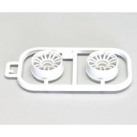 Jantes Kyosho Mini-Z MR03 Etroites-Deport 1.5 (2) Blanches