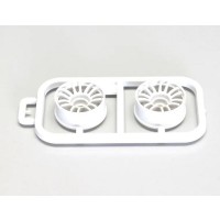 Jantes Kyosho Mini-Z MR03 Etroites-Deport 2.5 (2) Blanches