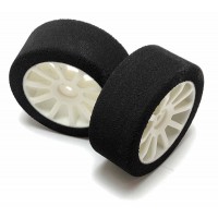 Roues Kronos Superturismo Pneus mousse 40° Avant/Arrière 26mm + Jantes 1/10 piste