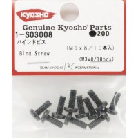 Vis tête cylindrique M3x8/10 pièce(s)