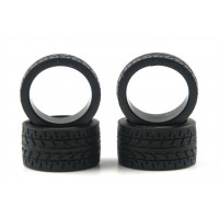 Pneus KYOSHO racing 10* radial LARGE 4 pièce(s) - MINI-Z Racer