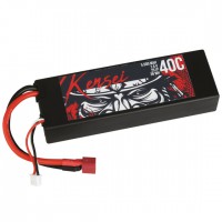 Accu LiPo KENSEI Hardcase 2s1p 7,4V 5000mAh 40C Dean