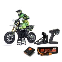 Losi 1/4 Promoto-SM FXR Supermoto RTR Blanche avec accu, chargeur