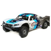 Losi 5IVE-T 2.0 V2 4WD SCT Gas BND: Gris/Bleu/Blanc 1/5E