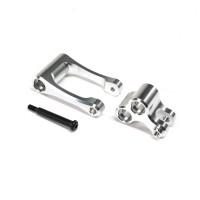 Basculeur d'amortisseur arrière en aluminium argent : Promoto-MX SUR-COMMANDE