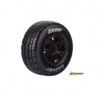 Roues Louise RC SC-Rocket Jantes Noir Hexa 12mm Short Course 1/10