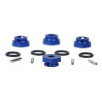 HEXAGONES DE ROUE ALU BLEU S4 - BLAST S10