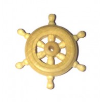 Roue de barre en bois diamètre 20mm pièce