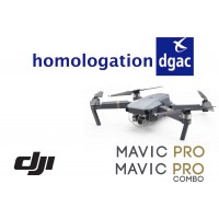 Homologation DGAC S1+S2+S3 DJI MAVIC PRO/PLATINUM