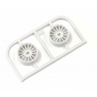 Jantes blanches étroites déport 0 - MINI-Z AWD / MA020
