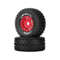 Roues Method RC GEOFORM SC rouge 17mm (paire) 1/8 SC