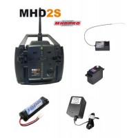 Combo STARTER MHD2s + Servo + Accu 7.2v 1800 + chargeur 220 - Autos 1/10e, Bateaux