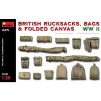 1/35e MiniArt Sacs à dos britanniques et toile pliée WWII