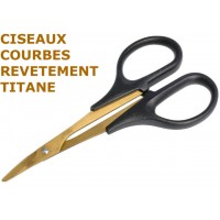 Ciseaux Modster courbes traitement titane spécial carrosserie lexan