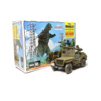 1/25e MPC Godzilla Army JEEP 