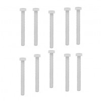 Multiplex Vis nylon à tête plate 5X50mm 10 pièces