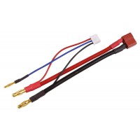 Câble Dean/T plug - Fiche OR 4mm avec fiche de balance JST-XH