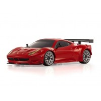Kyosho Carrosserie Mini-Z Ferrari 458 ITALIA GT2 CHROME RED (W-MM) MR-03/MR-02