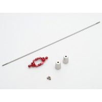 Set de barre de bell rouge SOLO PRO 228/H30