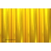 Film Oracover 0,6x2M couleurs transparentes jaune