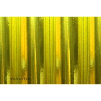 Film Oracover 0,6x2M couleurs chrome jaune