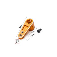 Palonnier de direction en alu 25T Orange 19mm 1/8e