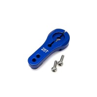 Palonnier de direction en alu 25T Bleu 24mm