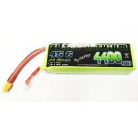 Accu LiPo Black Lithium 4400mAh 45C 4S (436 grs) XT60