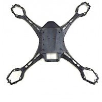 Châssis Inférieur noir U842-1 LARK FPV de MHDFLY