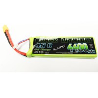Accu LiPo Black Lithium 4400mAh 45C 2S (232grs) XT60