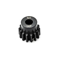 Pignon moteur Acier 14 dents Module 1 - axe 5mm