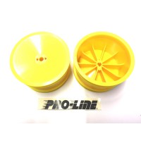 Jantes Proline jaune arrière 2,2'' 2WD XX-CR - VINTAGE 1/10e