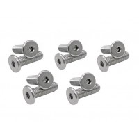Vis inox BTR tête plate 3x6mm 10 pièces