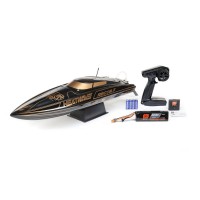 ProBoat Recoil 2 V2 26" Self-Righting Deep-V 3S RTR, Noir Prêt à naviguer SUR-COMMANDE