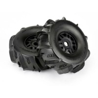 Roues Proline Dumont Paddle 3,3" (paire) Hex amovibles 17mm AV/AR 1/7e DT