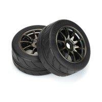 Roues Proline 2.9" Toyo Proxes R888R Spectre GunMetal Belted S3 Hex 17mm AV/AR (paire) 1/7e