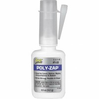 Colle pour maquette POLY-ZAP Lexan, caoutchouc, delrin, nylons et maquettes plastiques