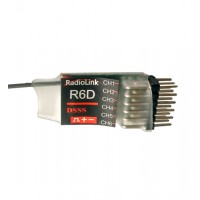 Récepteur RadioLink R6D 2.4Ghz 6-Ch (10-en PPM mode)
