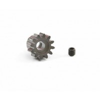 Pignon moteur Acier  - Module 1 - 12 dents - axe 5mm